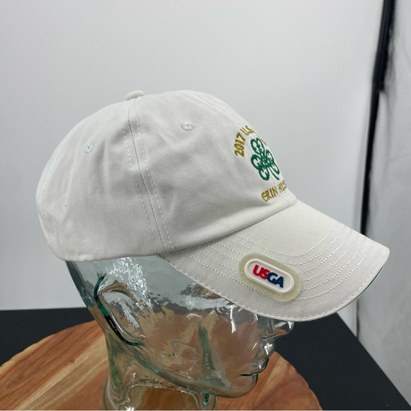 2017 US OPEN ERIN HILLS Hat USGA MEMBER Wisconsin Golf Cap Golfing Course white - Picture 2 of 5
